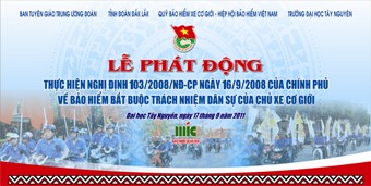 Lễ phát động thực hiện Nghị định 103 của Chính phủ sẽ diễn ra tại trường Đại học Tây Nguyên